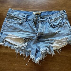 Free People Jean Shorts